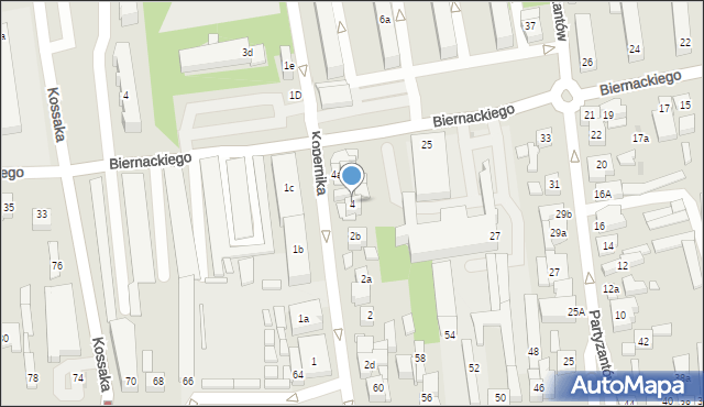 Opoczno, Kopernika Mikołaja, 4, mapa Opoczno