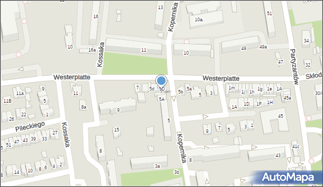 Opoczno, Kopernika Mikołaja, 5C, mapa Opoczno