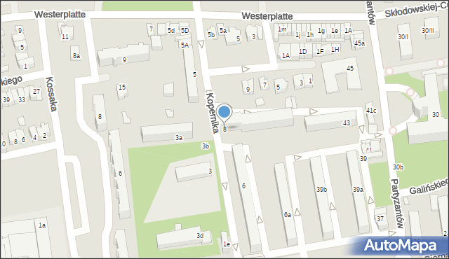 Opoczno, Kopernika Mikołaja, 8, mapa Opoczno