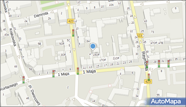 Opole, Kołłątaja Hugo, 2, mapa Opola