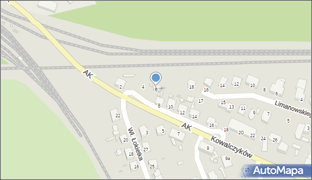 Opole, Kowalczyków Jerzego i Ryszarda, 6, mapa Opola