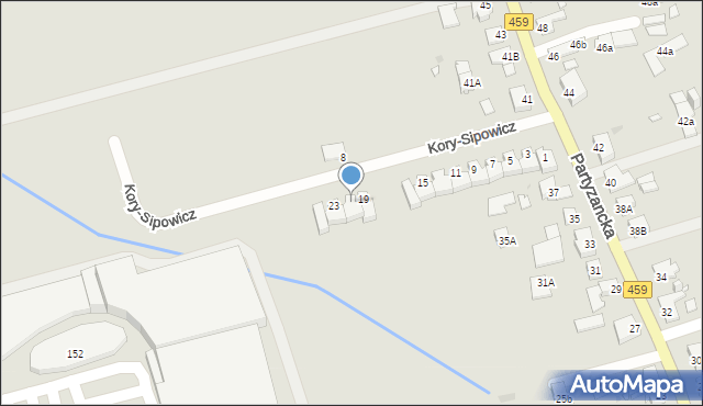Opole, Kory-Sipowicz Olgi, 21, mapa Opola