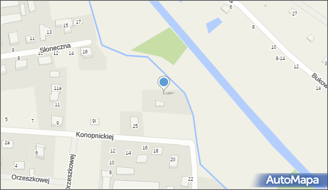 Orle, Konopnickiej Marii, 27e, mapa Orle