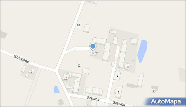 Orpiszew, Koźmińska, 14, mapa Orpiszew