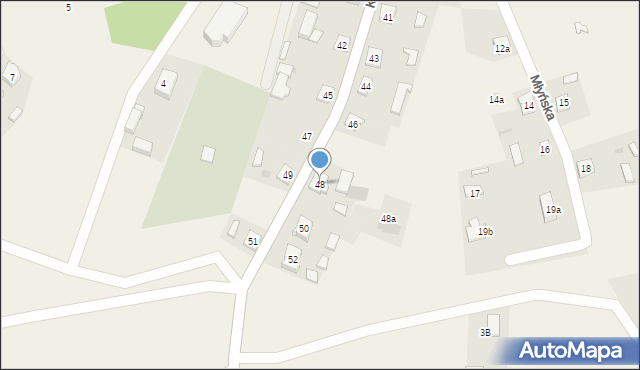 Osieczna, Kościuszki Tadeusza, gen., 48, mapa Osieczna