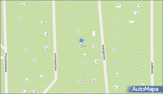 Osiedle Wilga, Konwaliowa, 29, mapa Osiedle Wilga