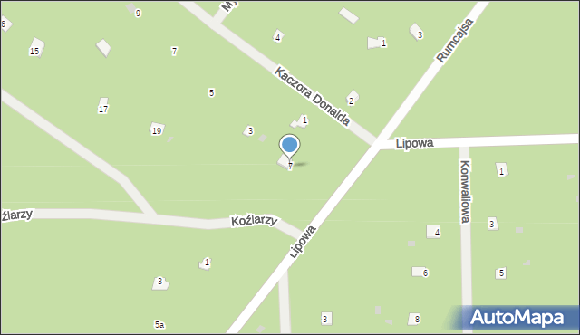 Osiedle Wilga, Koźlarzy, 7, mapa Osiedle Wilga