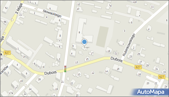 Ostrów Mazowiecka, Kościuszki Tadeusza, gen., 6a, mapa Ostrów Mazowiecka