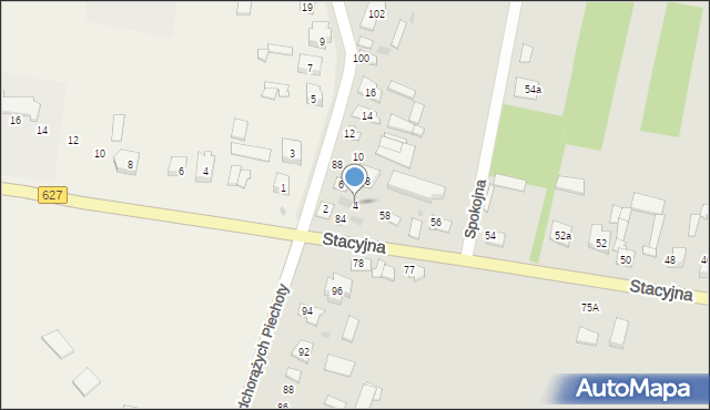 Ostrów Mazowiecka, Kolejowa, 4, mapa Ostrów Mazowiecka