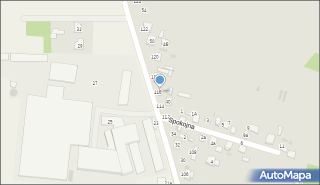 Ostrów Mazowiecka, Kolejowa, 42, mapa Ostrów Mazowiecka