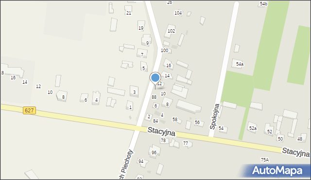 Ostrów Mazowiecka, Kolejowa, 90, mapa Ostrów Mazowiecka