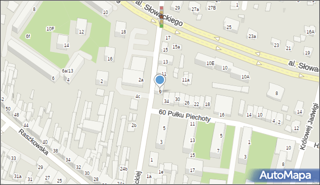 Ostrów Wielkopolski, Konopnickiej Marii, 9, mapa Ostrów Wielkopolski