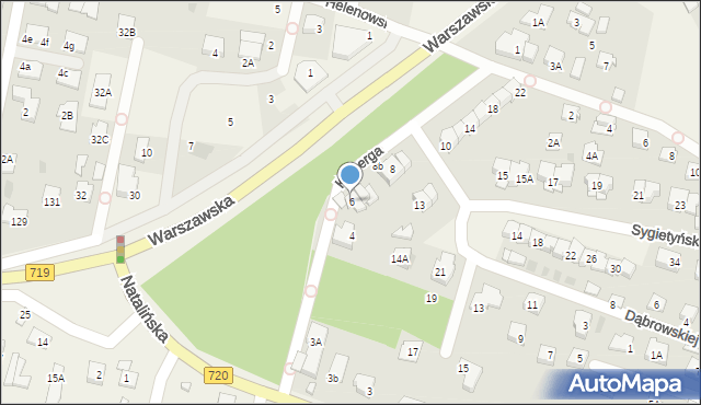 Otrębusy, Kolberga Oskara, 6, mapa Otrębusy