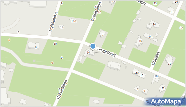 Otwock, Konopnickiej Marii, 12/14, mapa Otwock