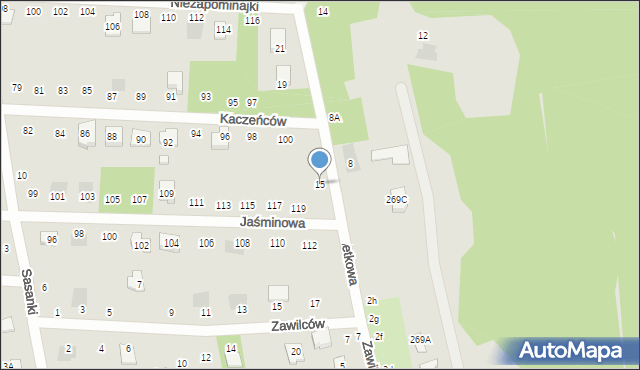 Otwock, Konwaliowa, 15, mapa Otwock