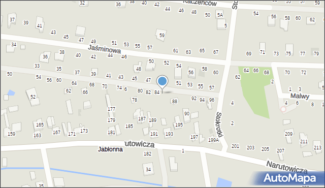 Otwock, Konwaliowa, 86, mapa Otwock