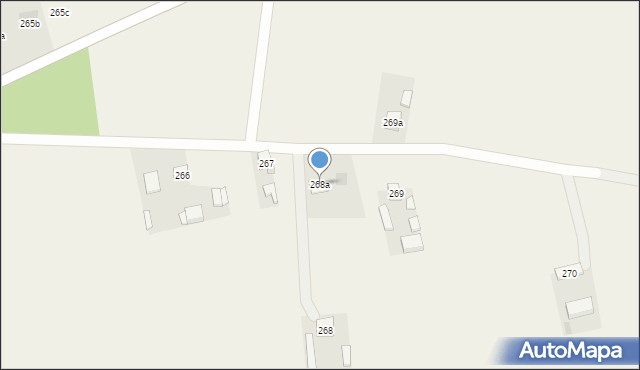 Ożarów, Kocilew, 268a, mapa Ożarów