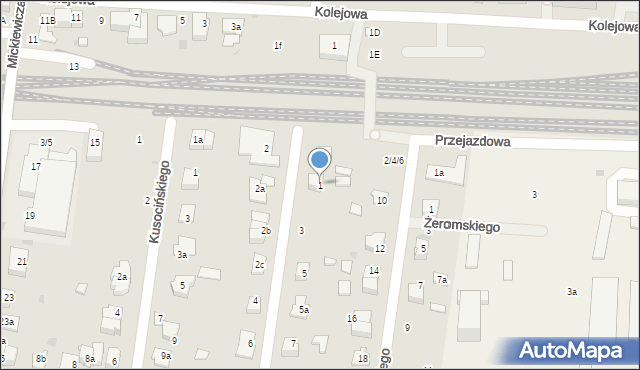 Ożarów Mazowiecki, Kopernika Mikołaja, 1, mapa Ożarów Mazowiecki