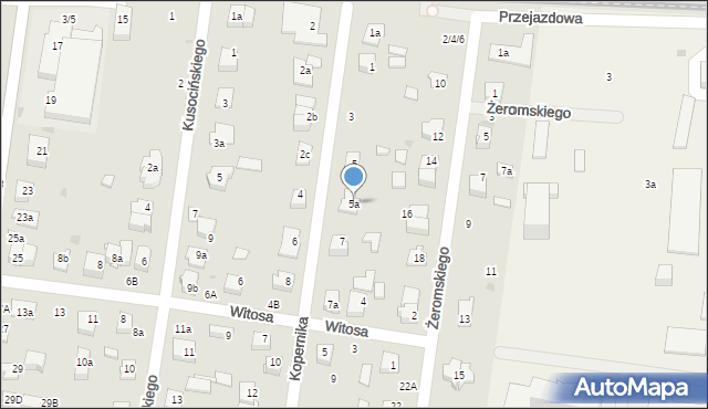 Ożarów Mazowiecki, Kopernika Mikołaja, 5a, mapa Ożarów Mazowiecki