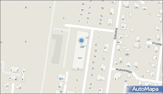 Ożarów Mazowiecki, Korfantego Wojciecha, 11B, mapa Ożarów Mazowiecki