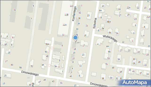 Ożarów Mazowiecki, Korfantego Wojciecha, 20, mapa Ożarów Mazowiecki