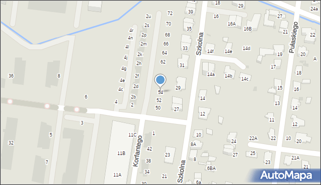 Ożarów Mazowiecki, Korfantego Wojciecha, 54, mapa Ożarów Mazowiecki