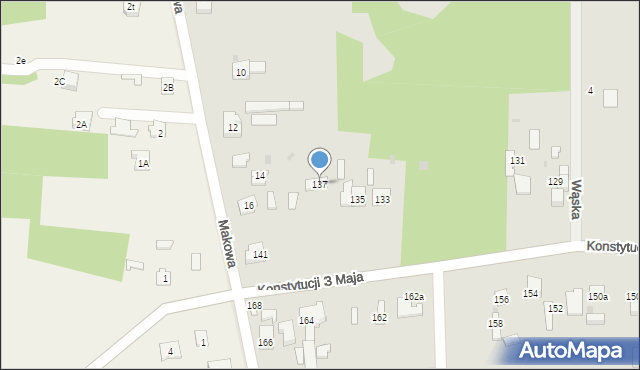 Ozorków, Konstytucji 3 Maja, 137, mapa Ozorków