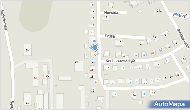 Paczków, Konopnickiej Marii, 22, mapa Paczków