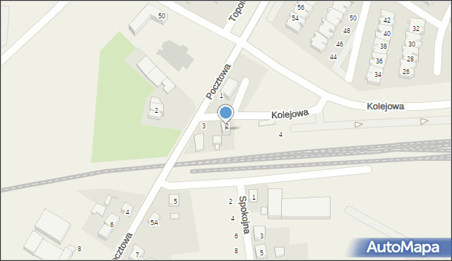 Palędzie, Kolejowa, 6, mapa Palędzie