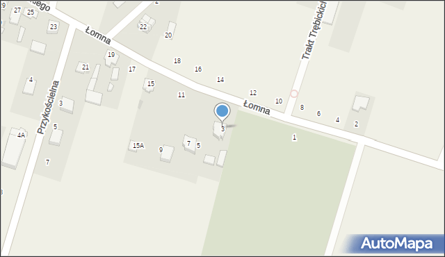 Palmiry, Kochanowskiego Jana, 3, mapa Palmiry