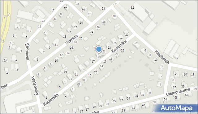 Parczew, Kopernika Mikołaja, 19, mapa Parczew