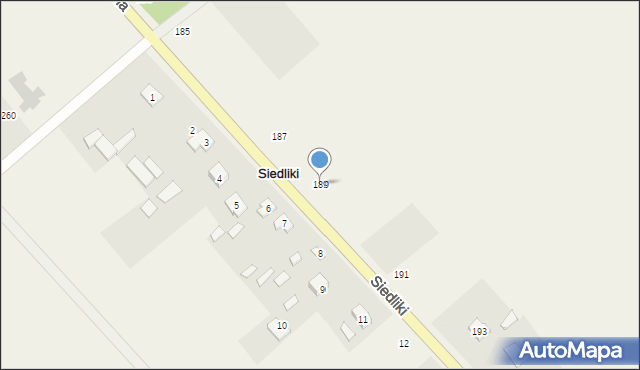 Parczew, Kościelna, 189, mapa Parczew