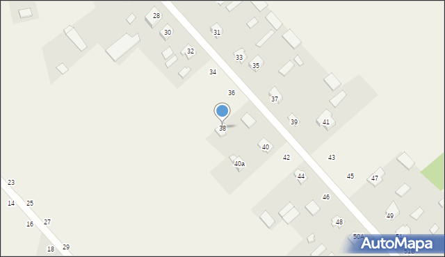 Parczew, Kościuszki Tadeusza, gen., 38, mapa Parczew