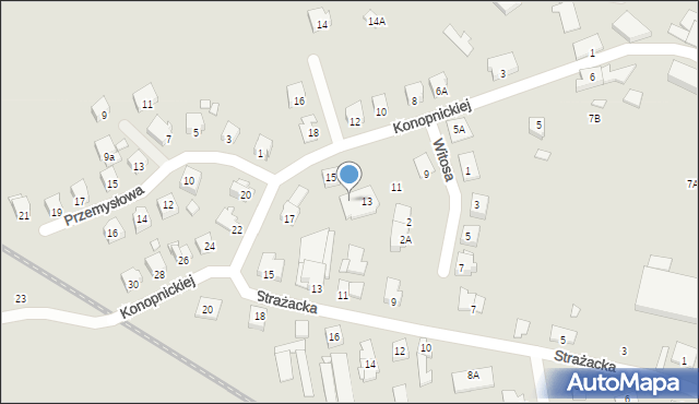 Pasłęk, Konopnickiej Marii, 15A, mapa Pasłęk