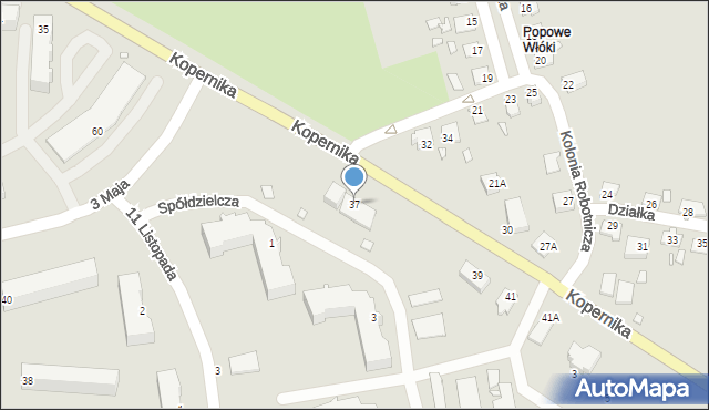 Pasłęk, Kopernika Mikołaja, 37, mapa Pasłęk