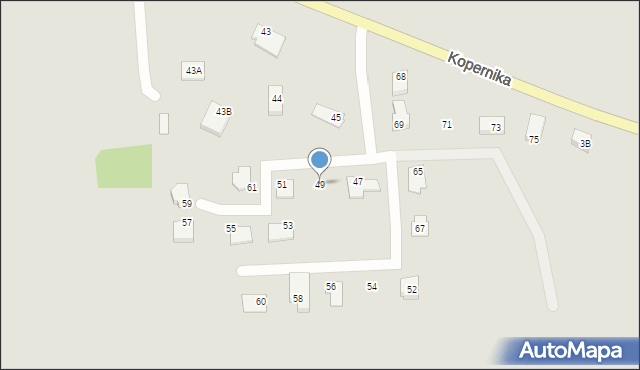 Pasłęk, Kopernika Mikołaja, 49, mapa Pasłęk