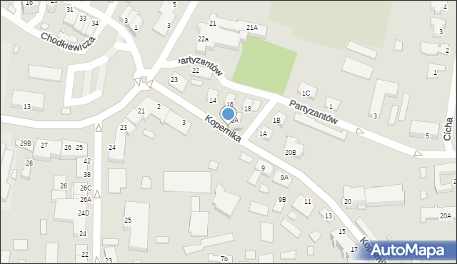 Pasłęk, Kopernika Mikołaja, 7, mapa Pasłęk