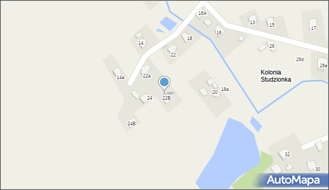 Pawłowice, Kolonia Studzieńska, 22C, mapa Pawłowice