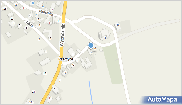 Pawłowiczki, Kościelna, 4, mapa Pawłowiczki