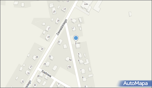 Pawonków, Kośmiderska, 4, mapa Pawonków