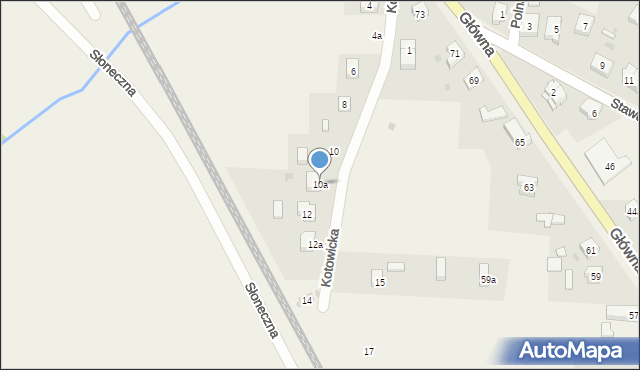 Pęgów, Kotowicka, 10a, mapa Pęgów
