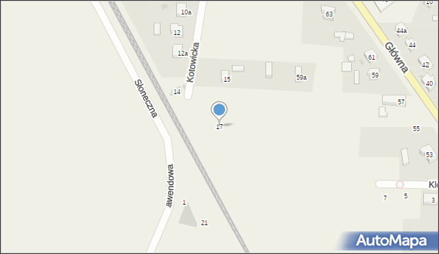 Pęgów, Kotowicka, 17, mapa Pęgów