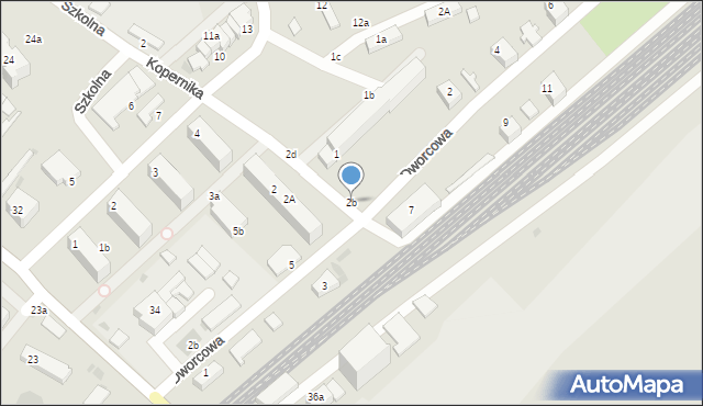 Pelplin, Kopernika Mikołaja, 2b, mapa Pelplin