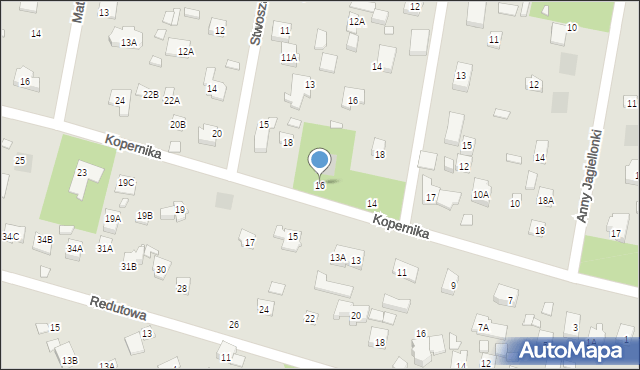 Piaseczno, Kopernika Mikołaja, 16, mapa Piaseczno