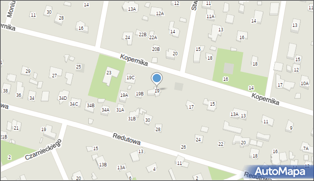 Piaseczno, Kopernika Mikołaja, 19, mapa Piaseczno