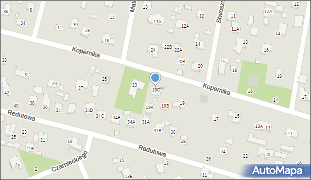 Piaseczno, Kopernika Mikołaja, 19C, mapa Piaseczno