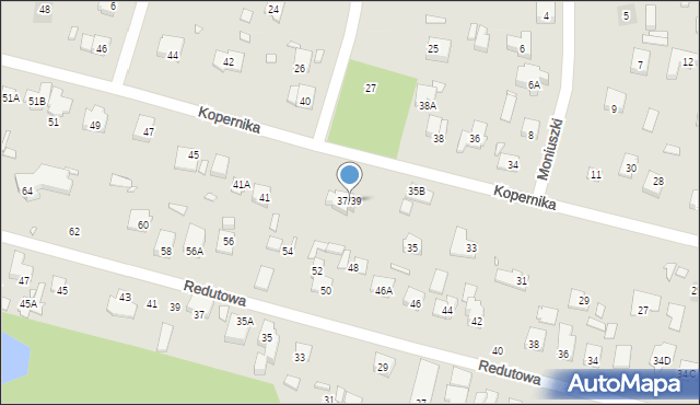 Piaseczno, Kopernika Mikołaja, 37/39, mapa Piaseczno