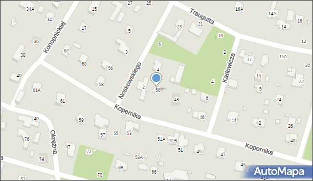 Piaseczno, Kopernika Mikołaja, 52, mapa Piaseczno