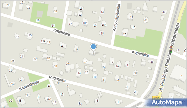 Piaseczno, Kopernika Mikołaja, 7, mapa Piaseczno