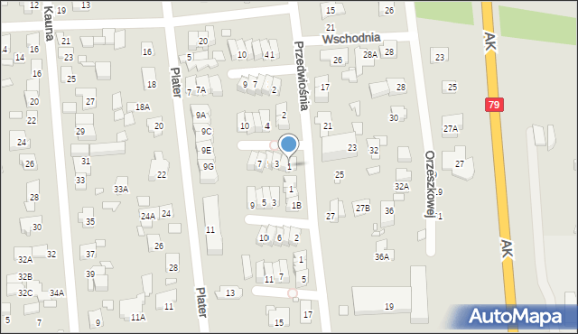 Piaseczno, Kościeliska, 1, mapa Piaseczno